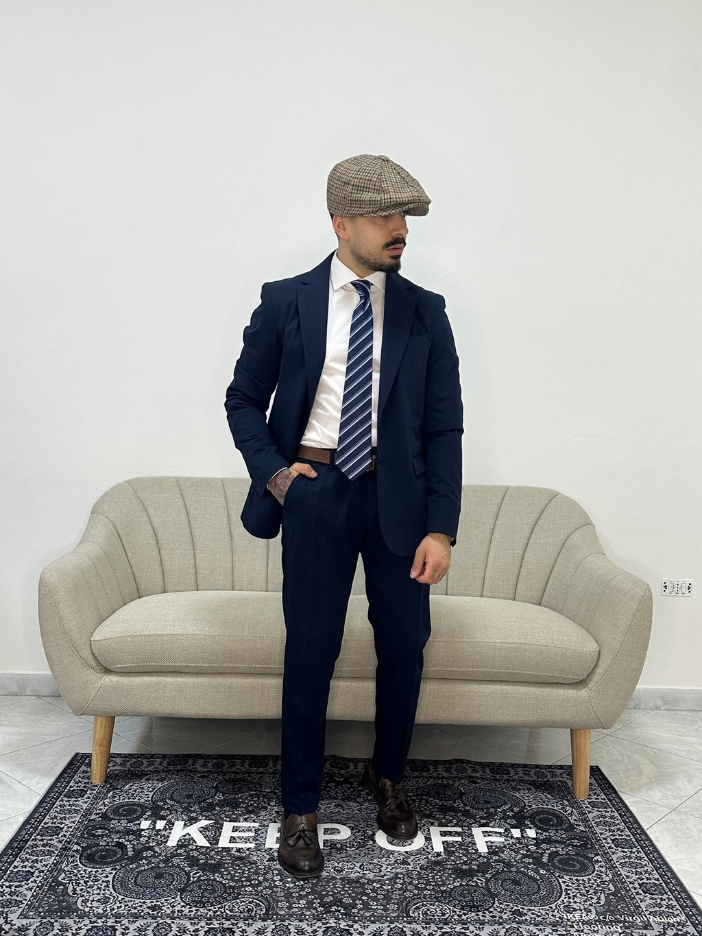 Abito monopetto blue