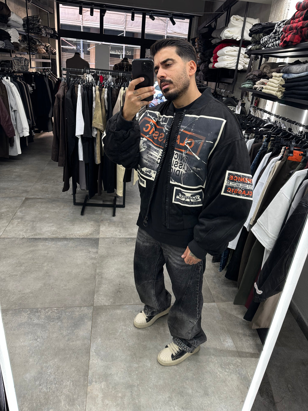 American Bomber patch black