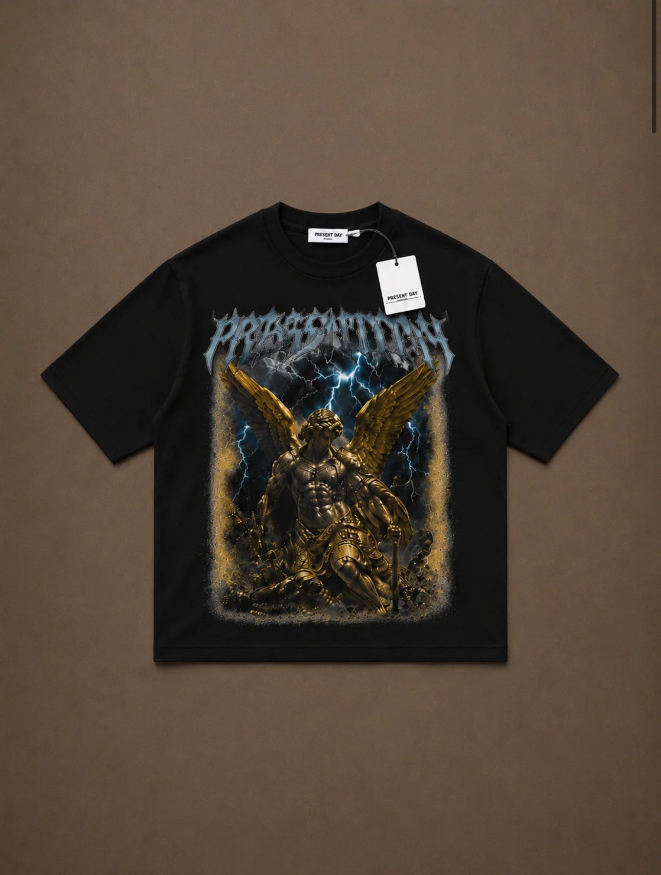 T-shirt compact print Present day