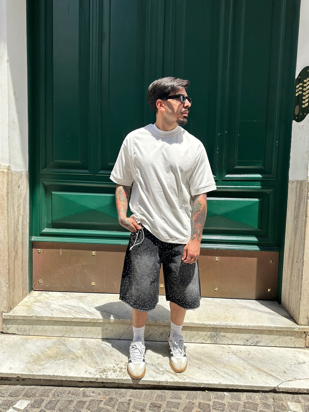 T-shirt coulisse white Present