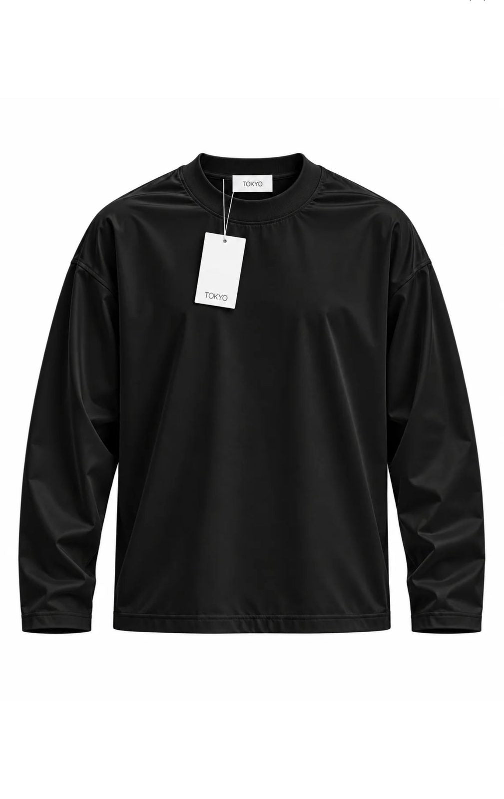 Long sleeve filo di Scozia black Tokyo couture