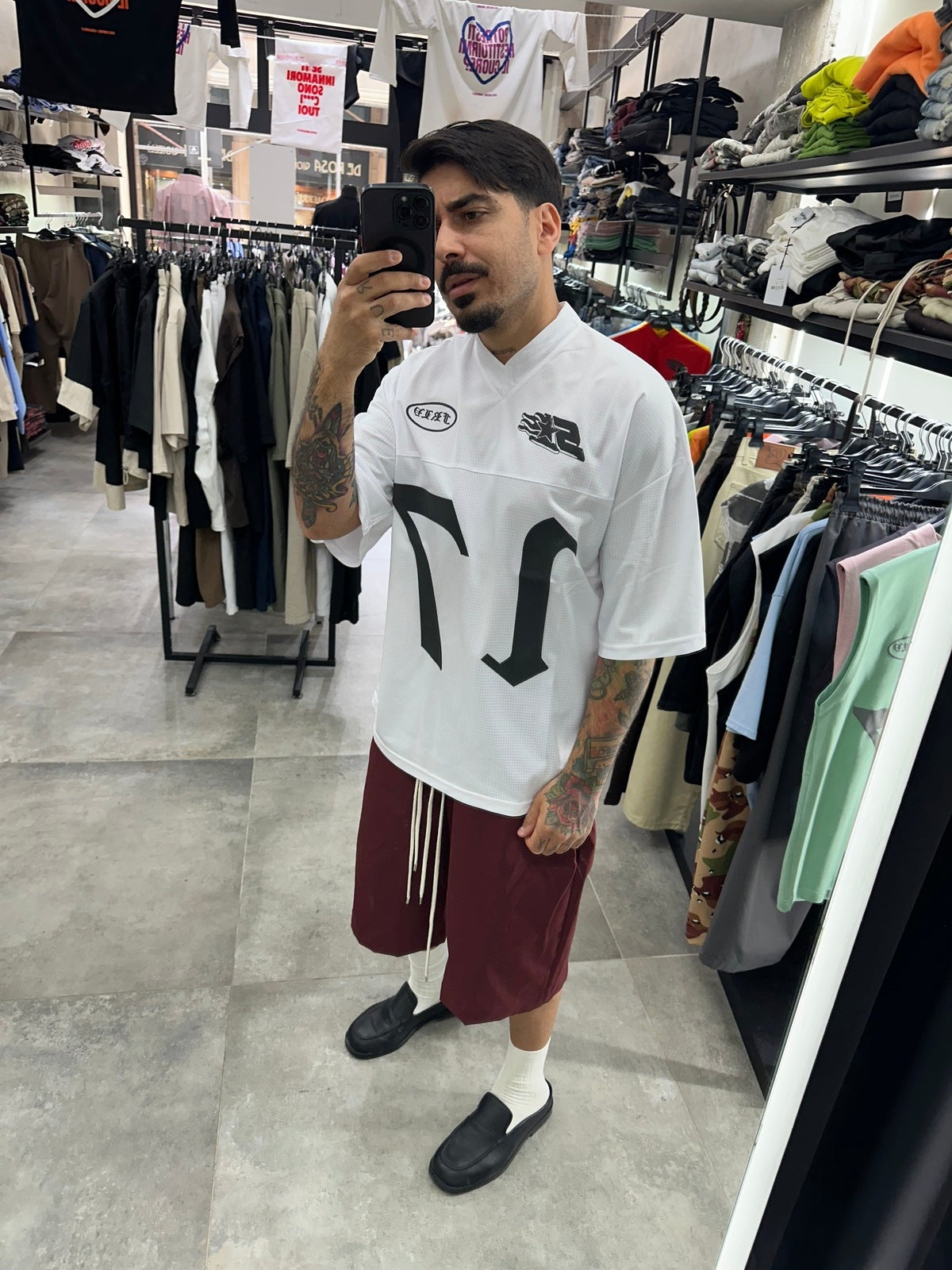T-shirt NFL fear of love white