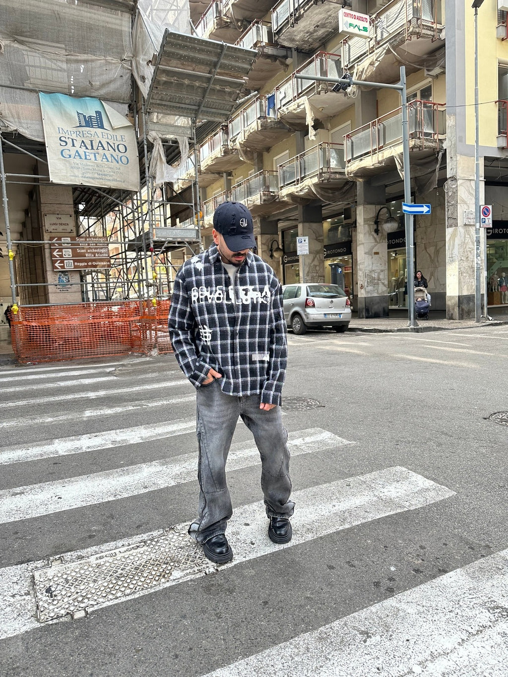 Camicia quadri bm black