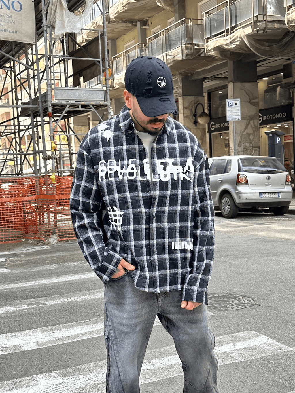 Camicia quadri bm black