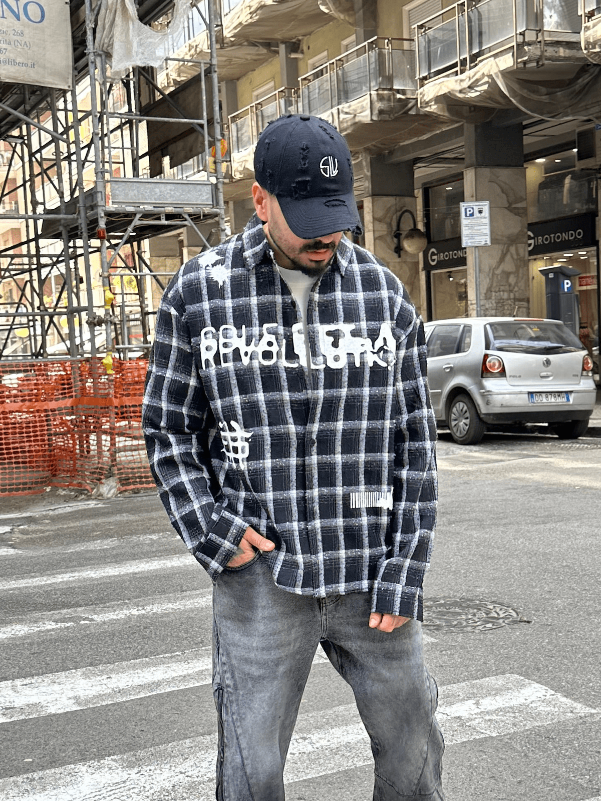 Camicia quadri bm black