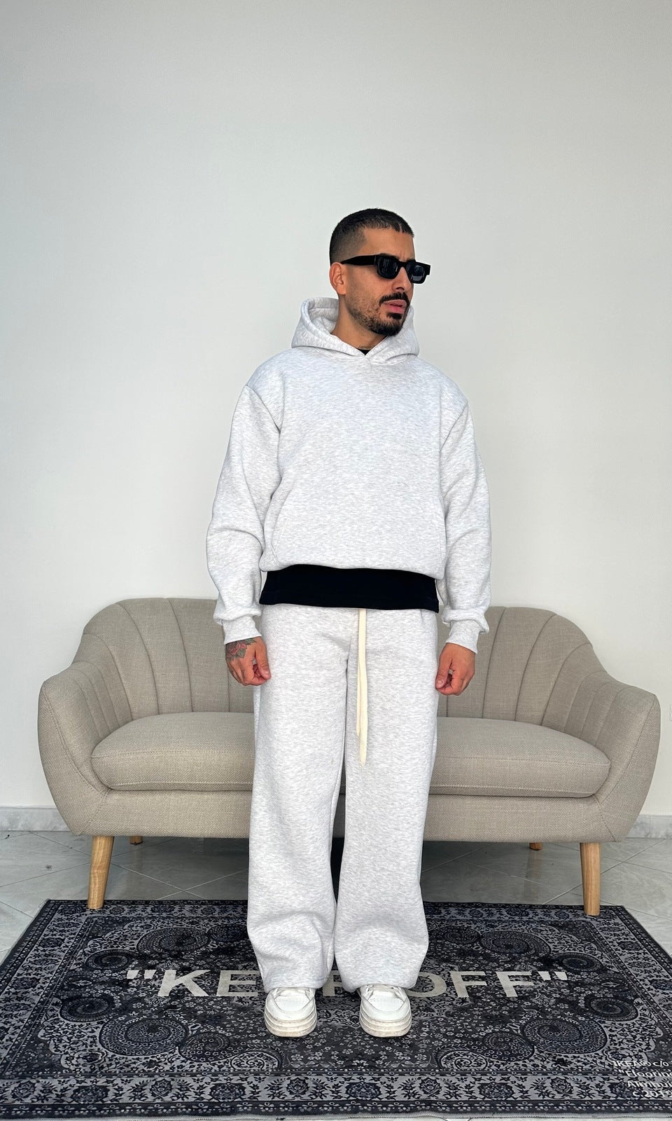 Tracksuit boxy grigio Nike