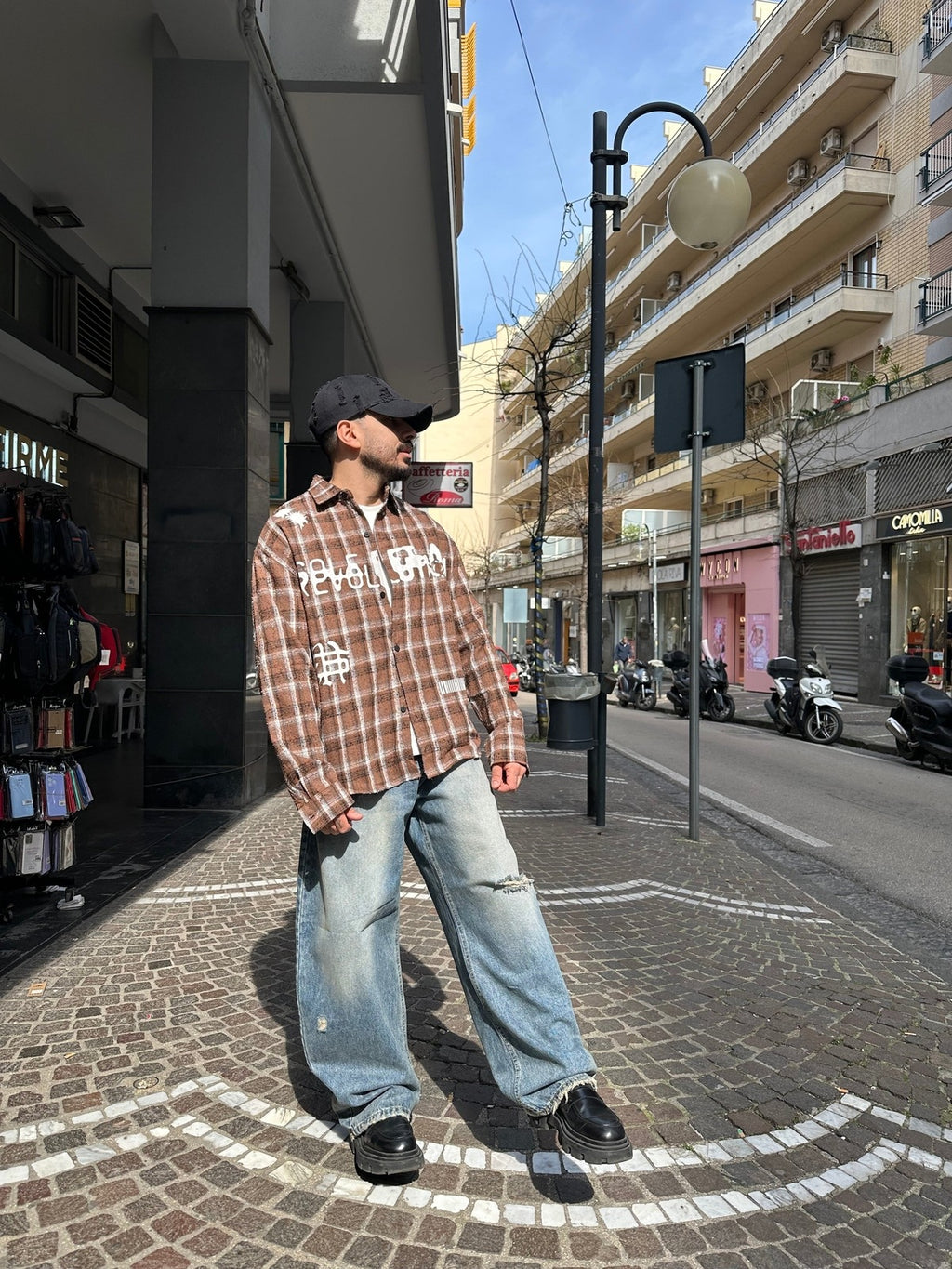 Camicia quadri bm brown