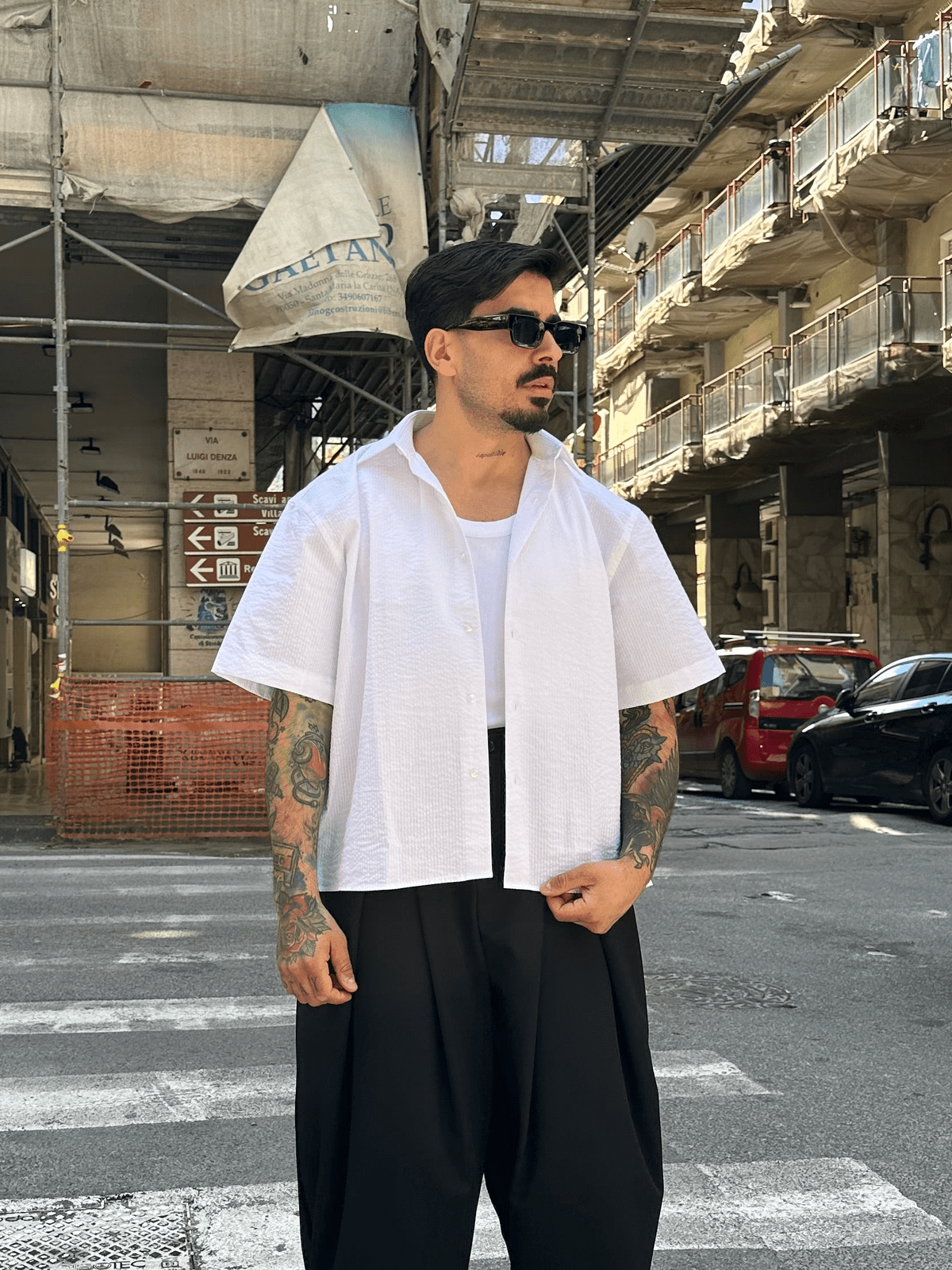 Camicia Crop white Tokyo