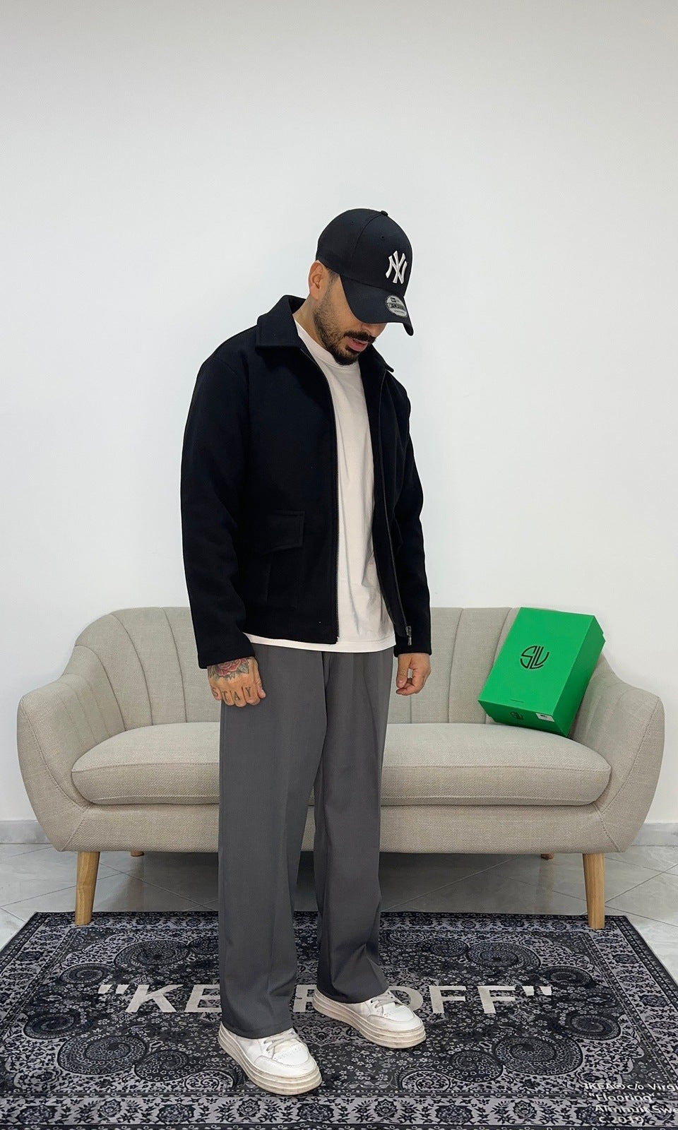 Panta ampio double pence grey