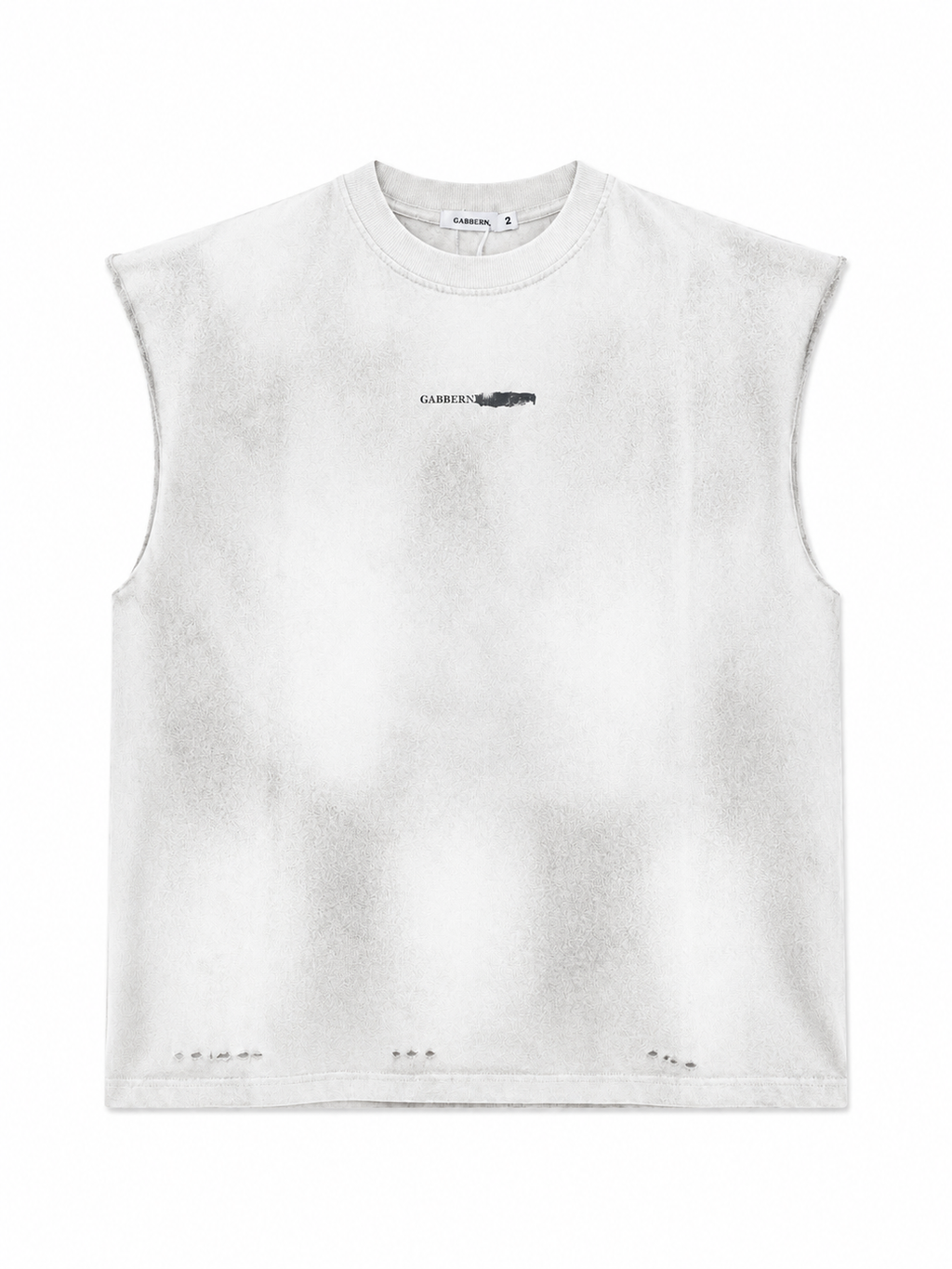 Canotta print white
