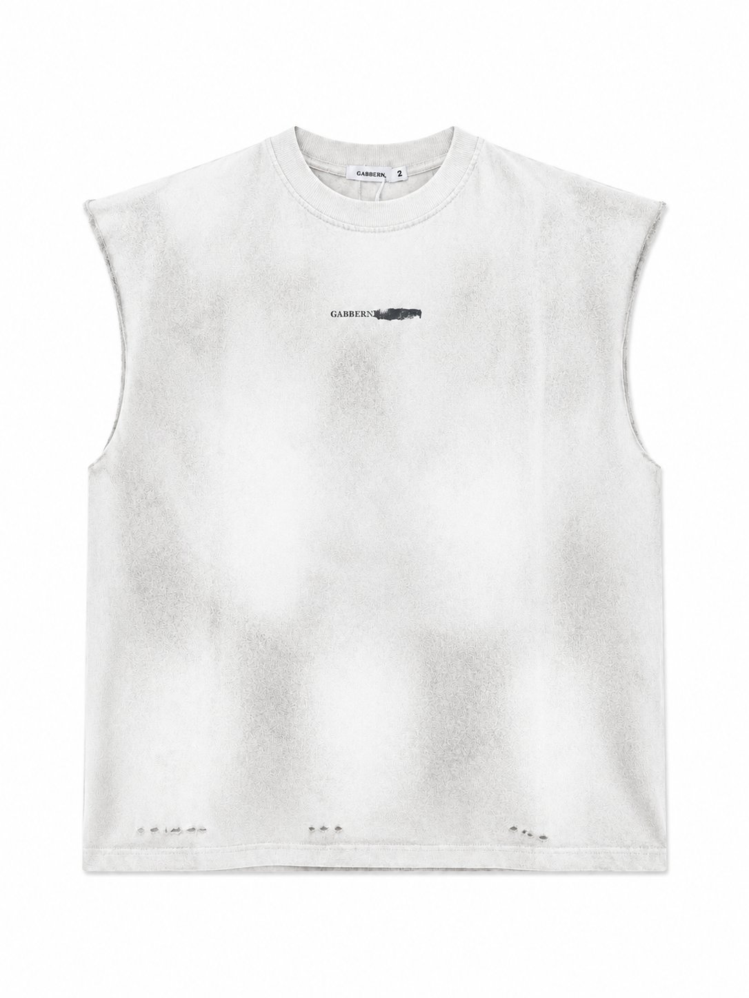 Canotta print white