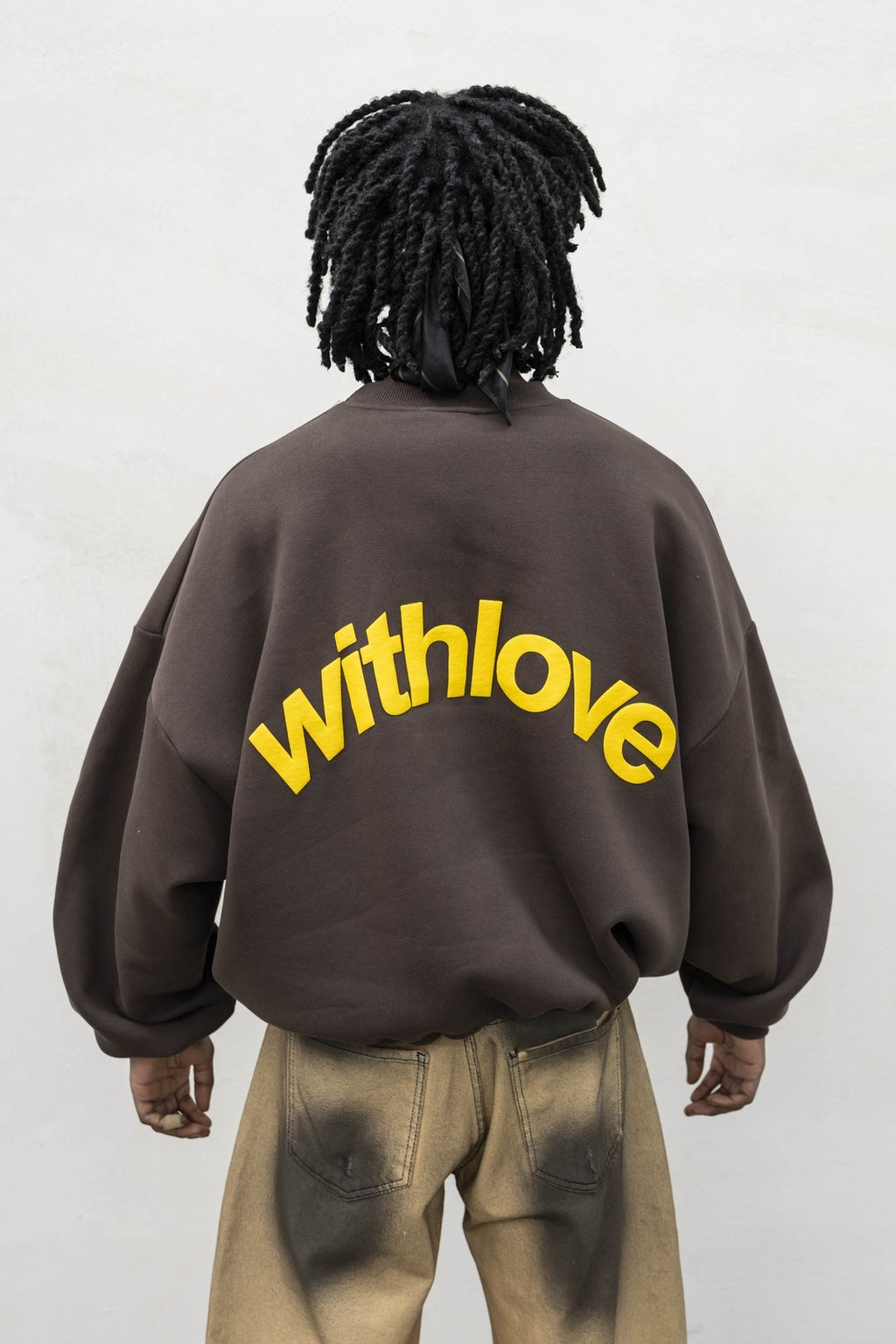 Hoodie japan with love black present day