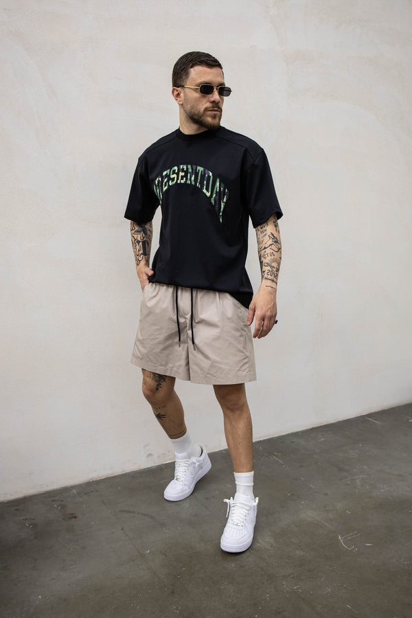 T-shirt mimetica Present Day black