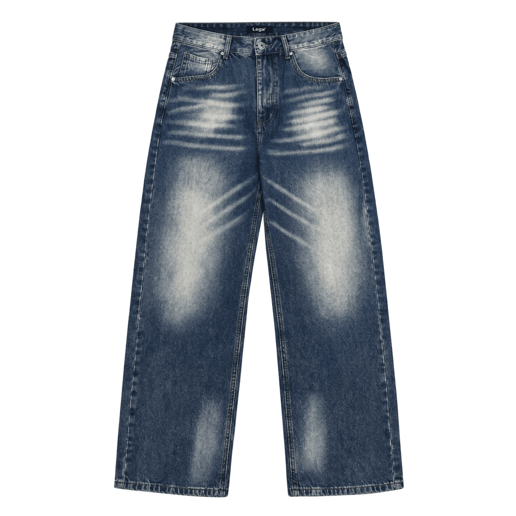Denim baggy sand