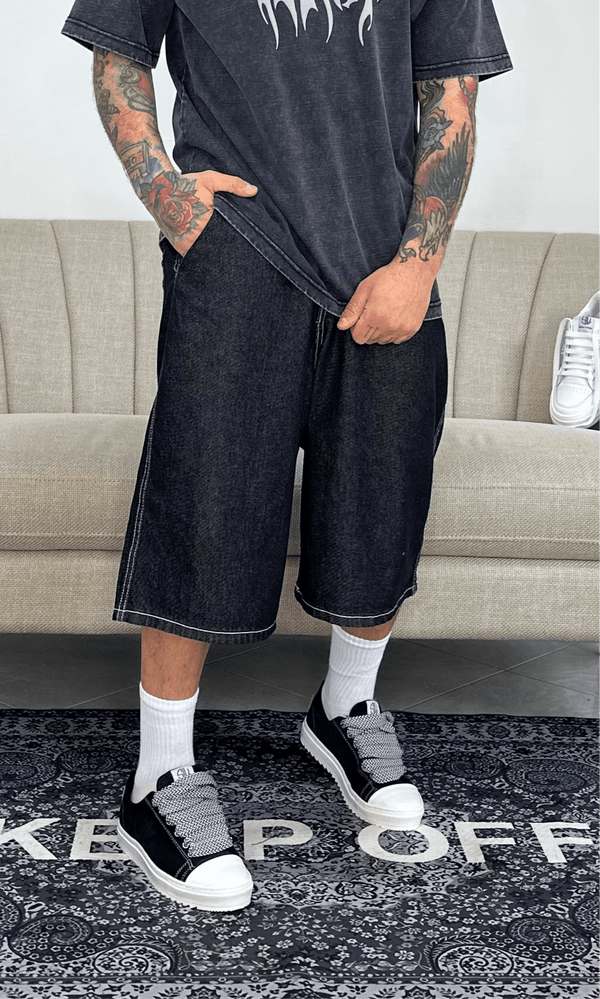 American jorts black zero