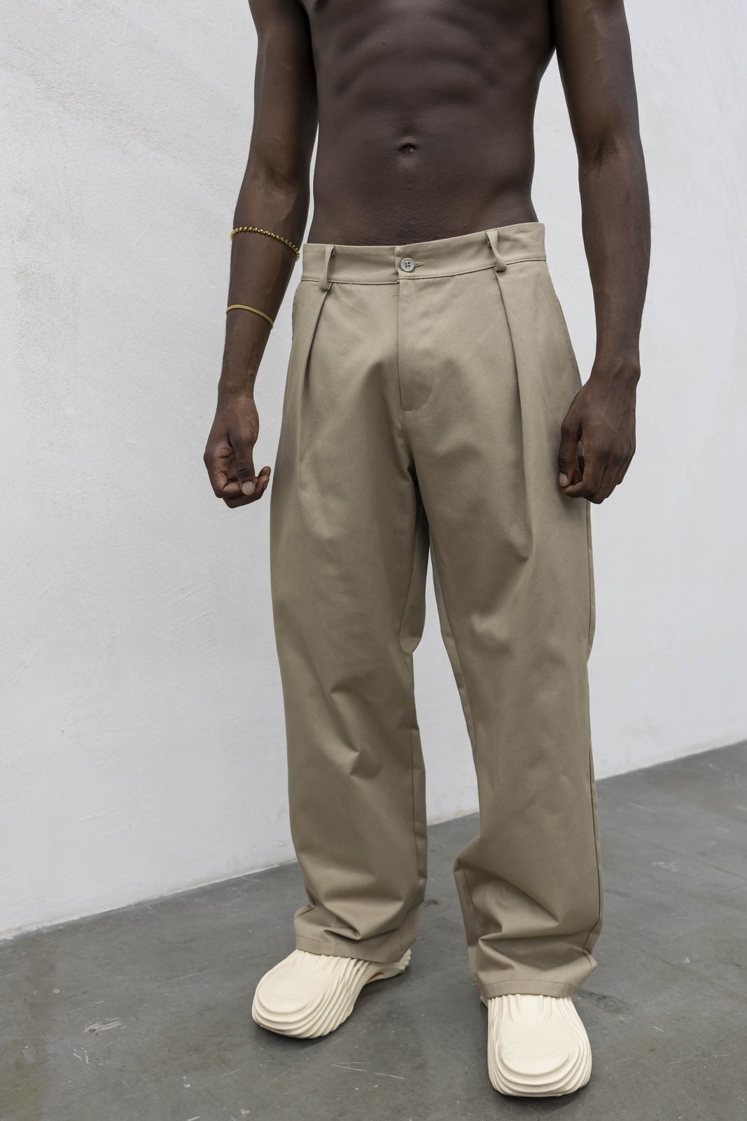 Pantaloni pences bull beige present day