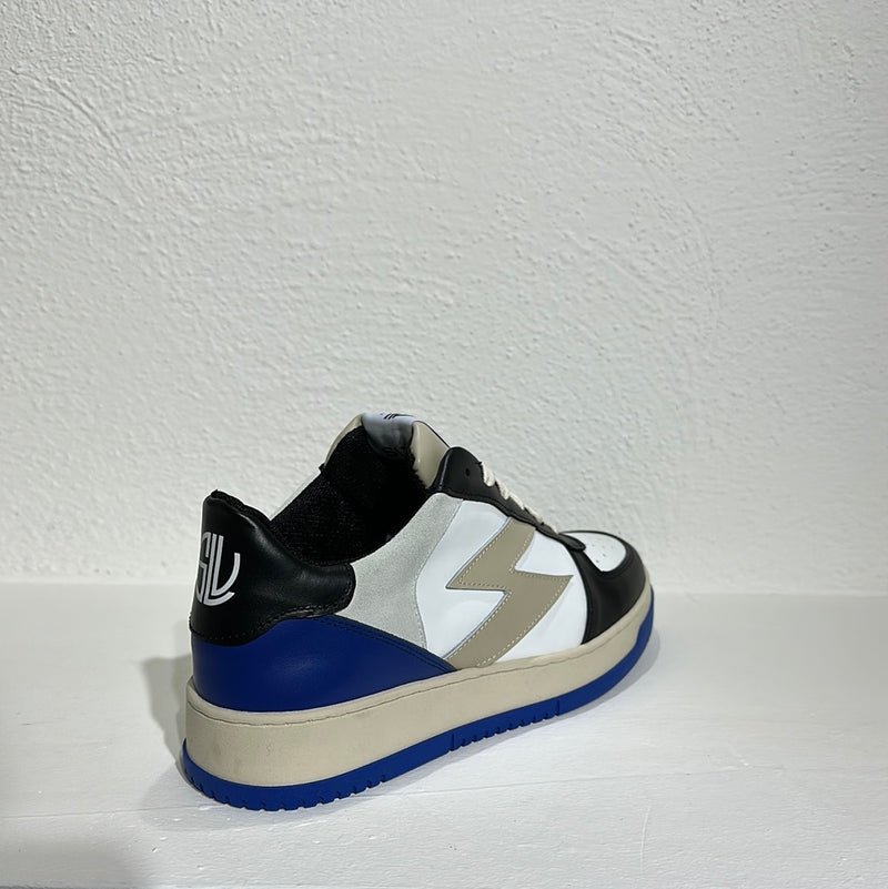 Kyoto BSK low black/white/blu royal