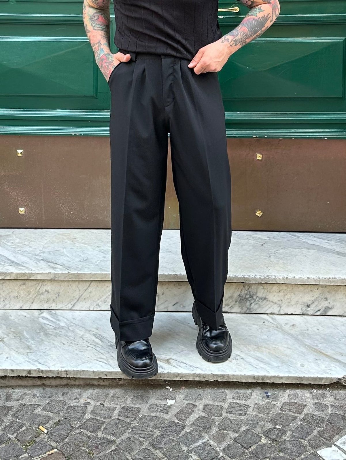 Pantalone mateo black all or nothing