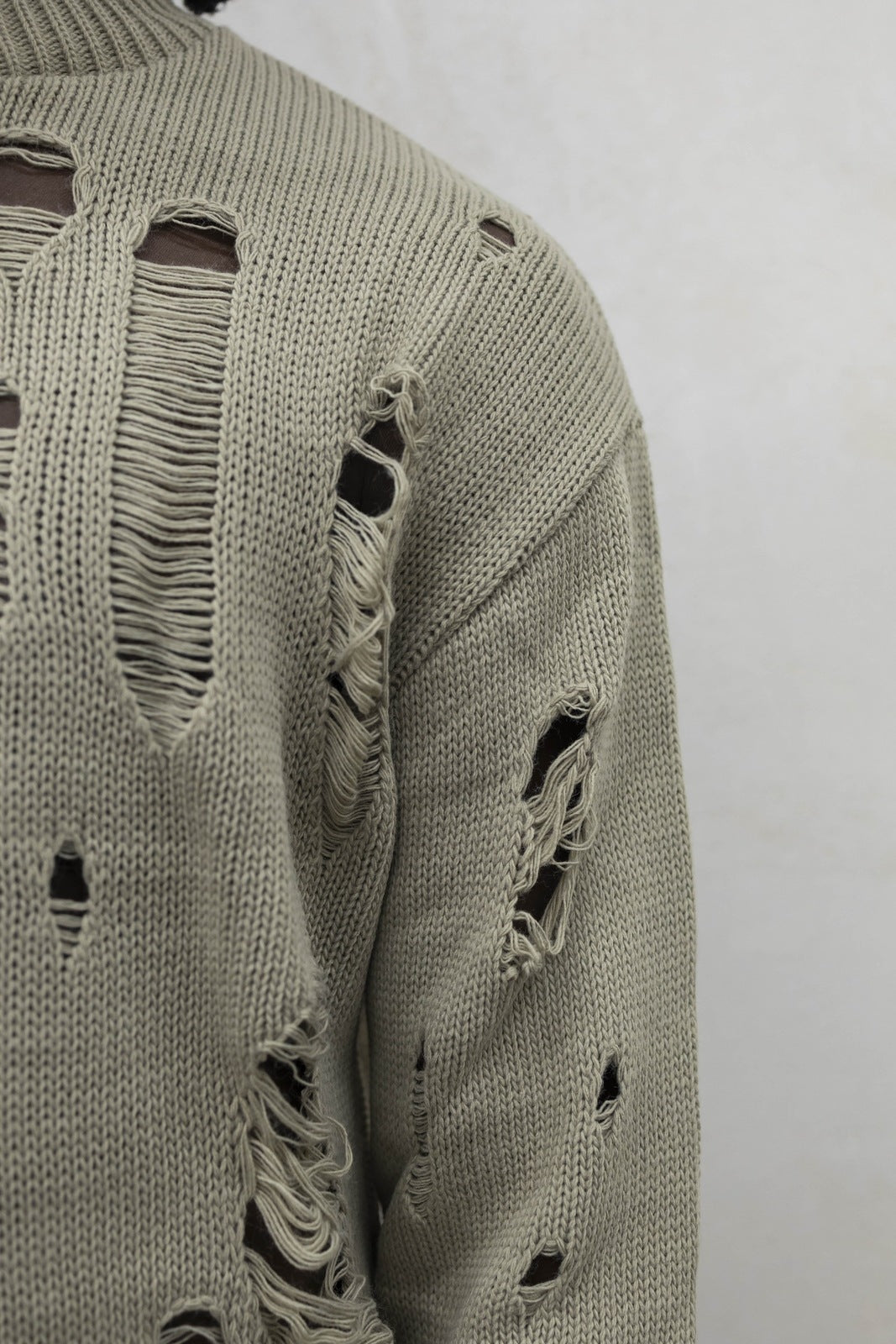 Maglioncino destroy beige tokyo