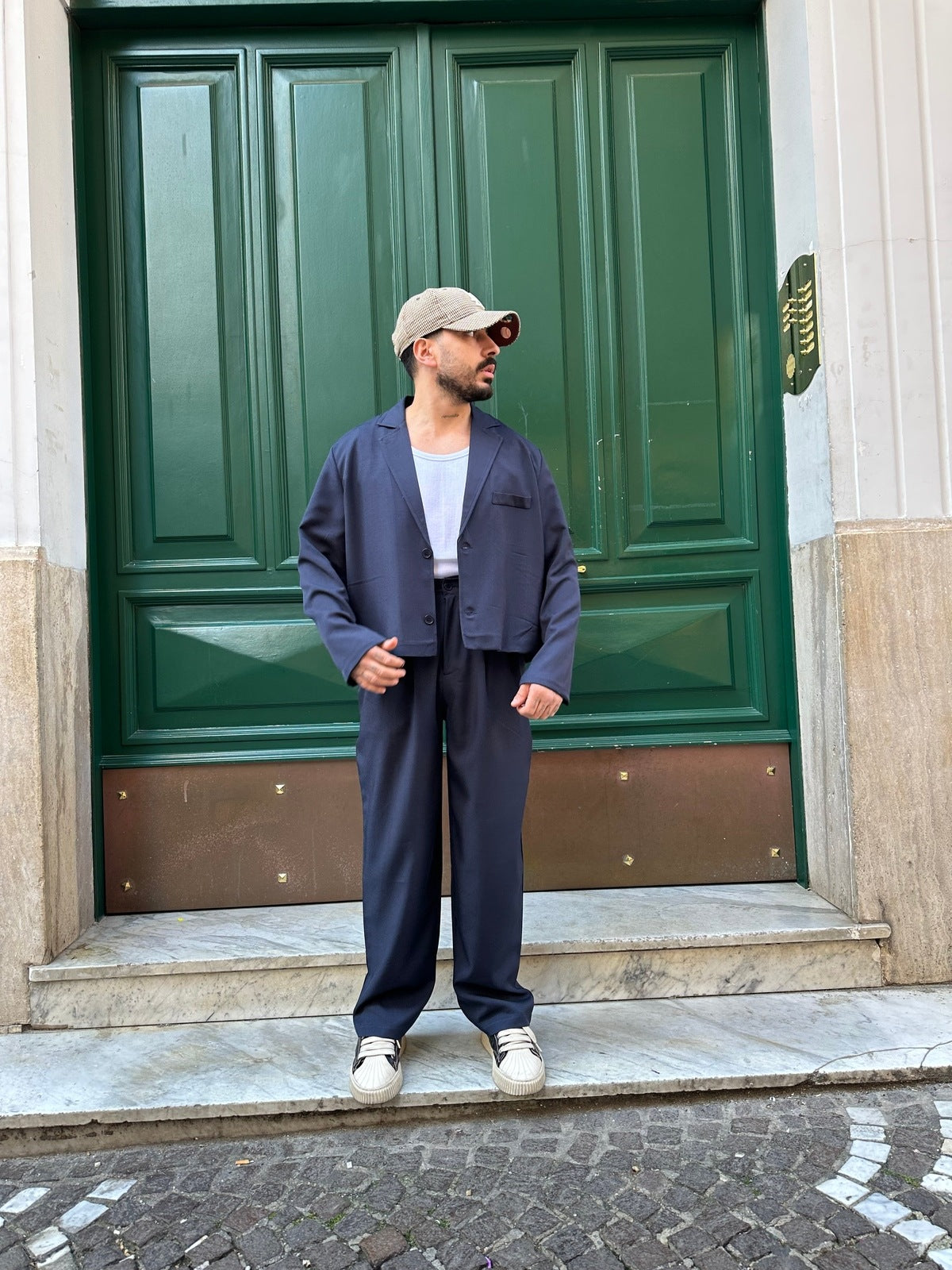 Abito crop blue tokyo