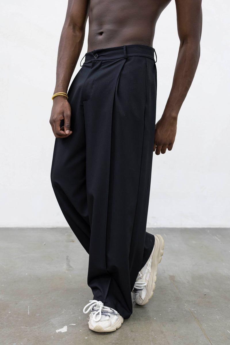 Pantaloni all pences black present day
