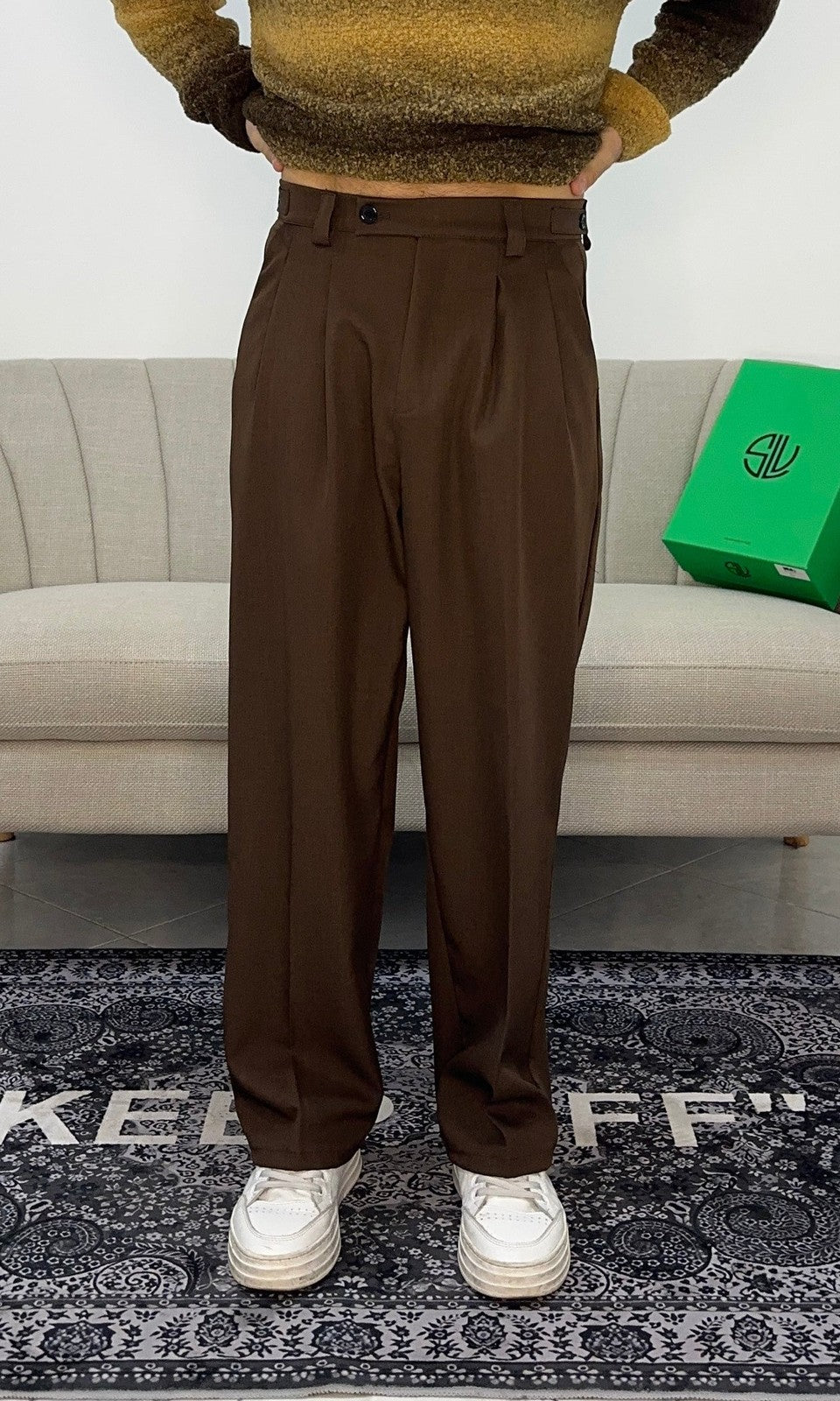 Panta ampio double pence brown