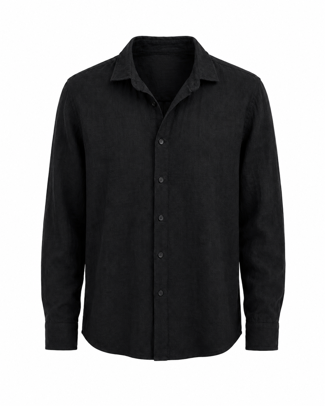Camicia over lino black All or Nothing