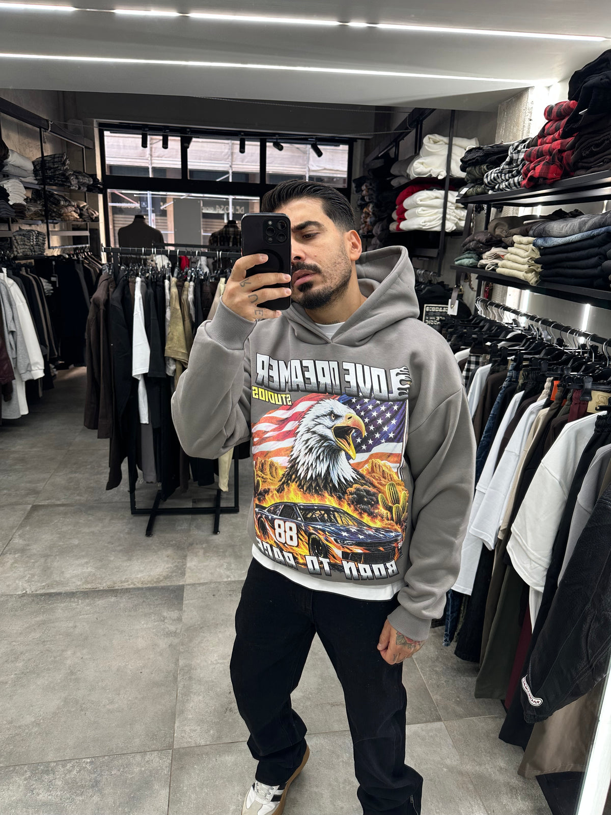 Hoodie America ferro