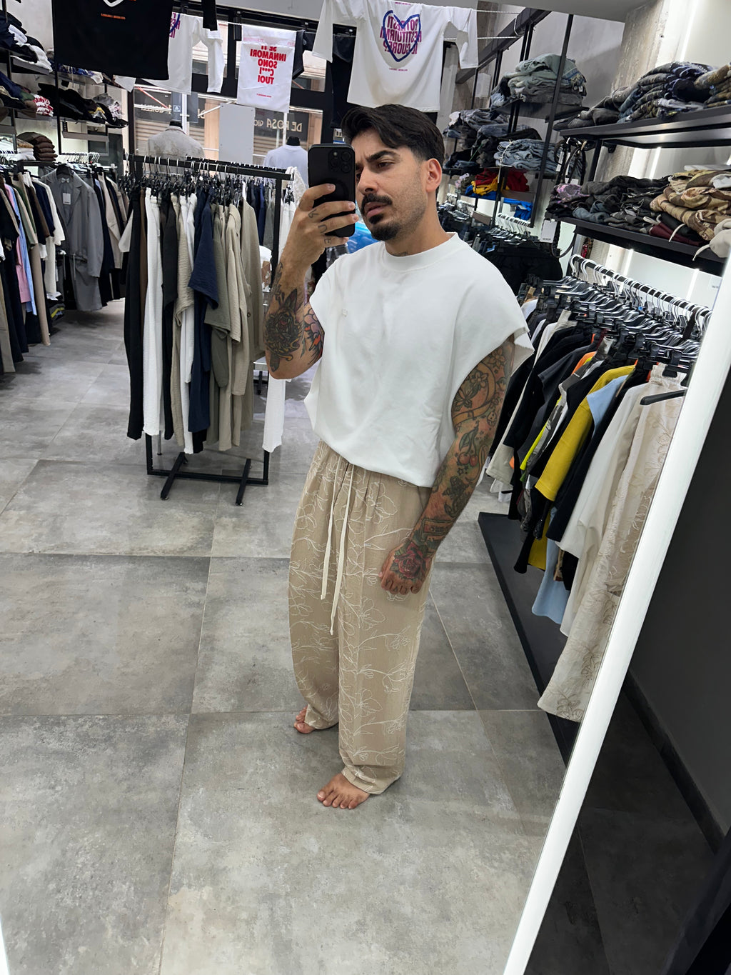 Pantaloni Mykonos cappuccino All or Nothing