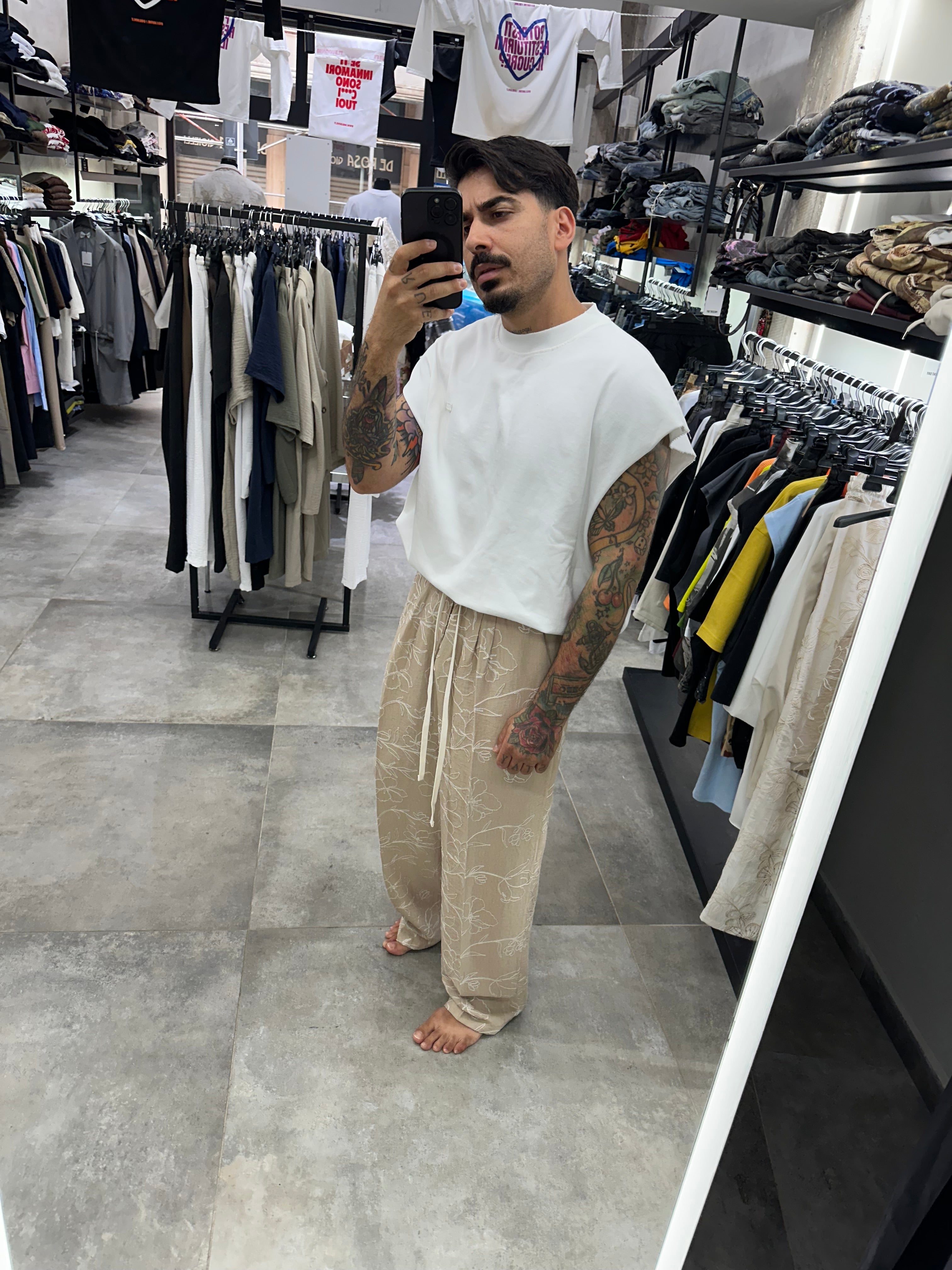 Pantaloni Mykonos cappuccino All or Nothing