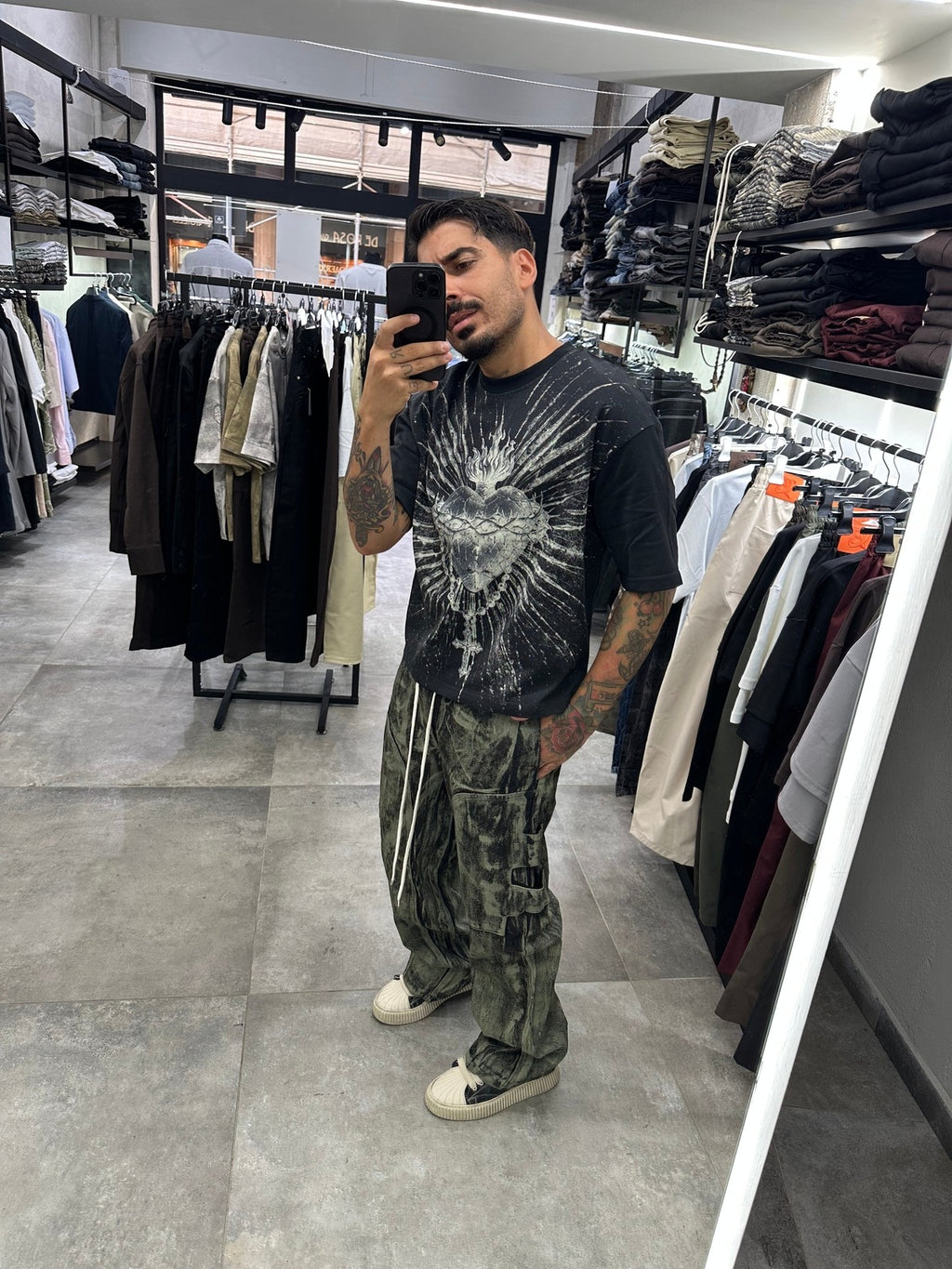 Denim plated spalmato Grey Present day