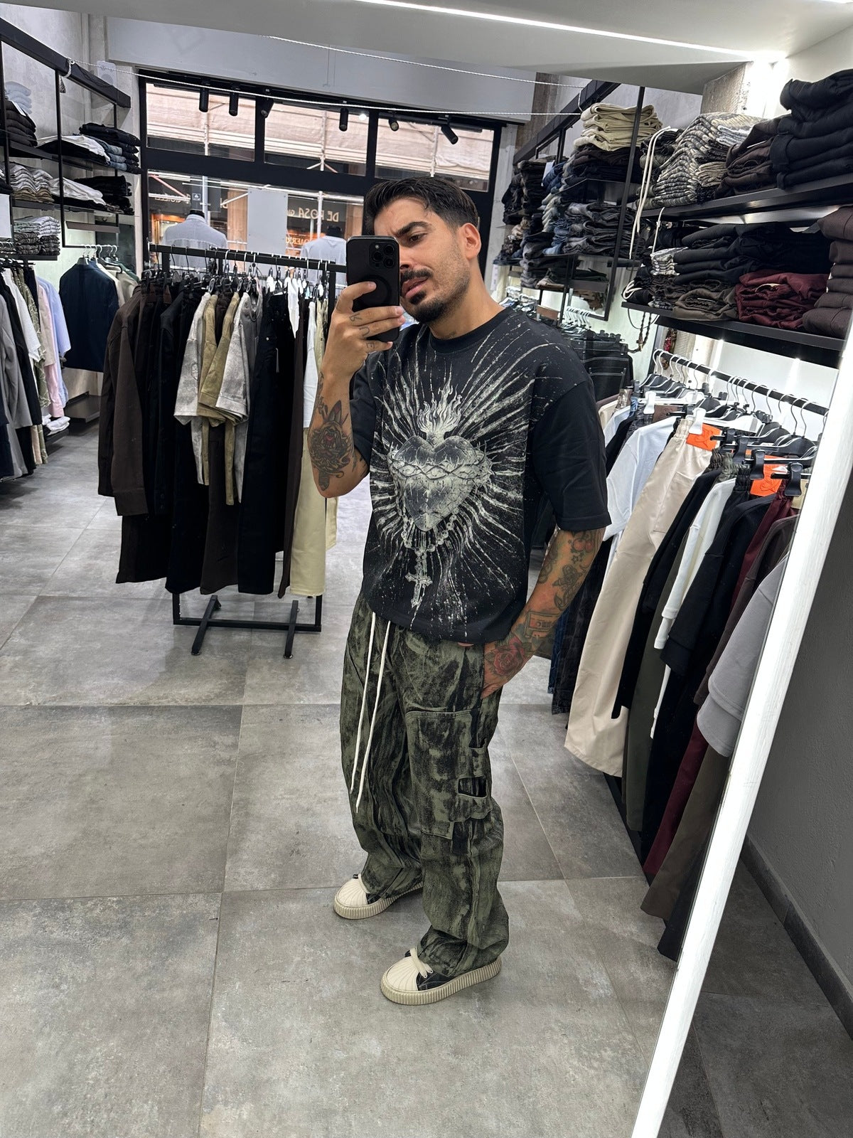 Denim plated spalmato Grey Present day