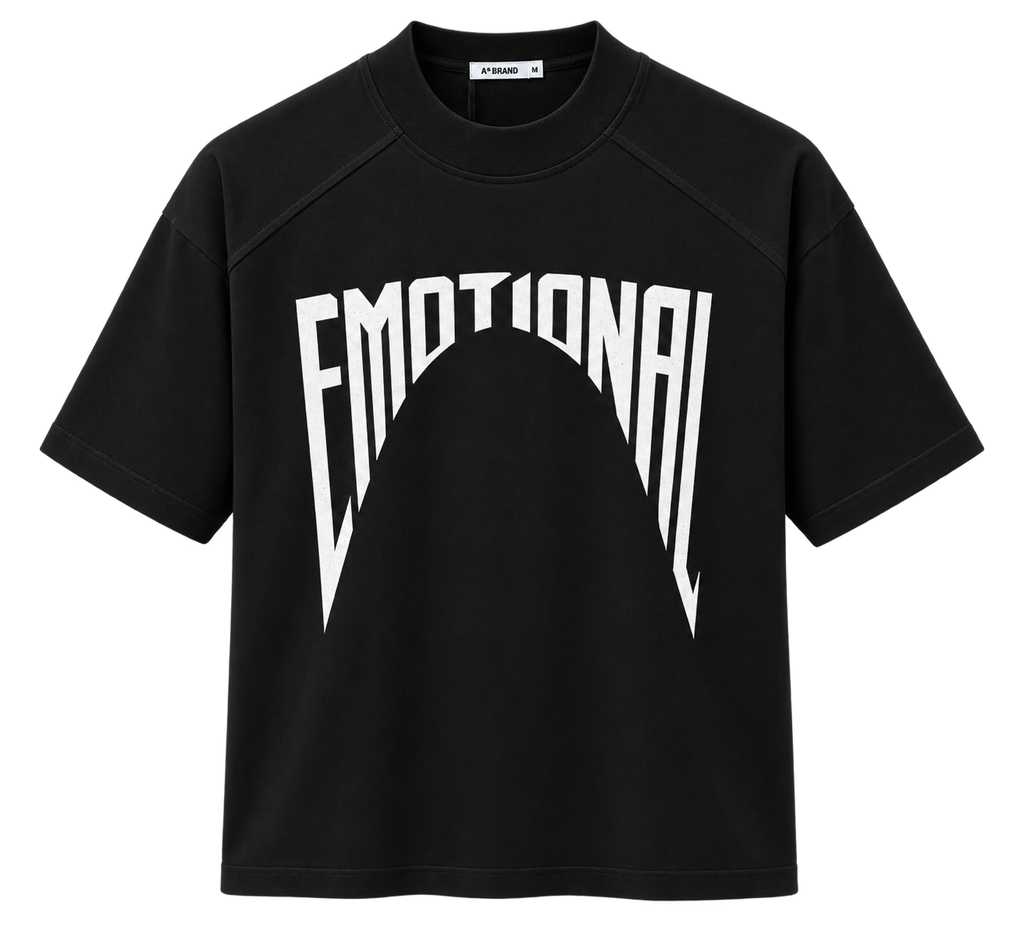 T-shirt emotional black