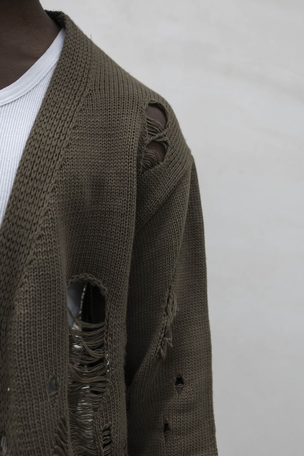 Cardigan destroy moka Tokyo couture