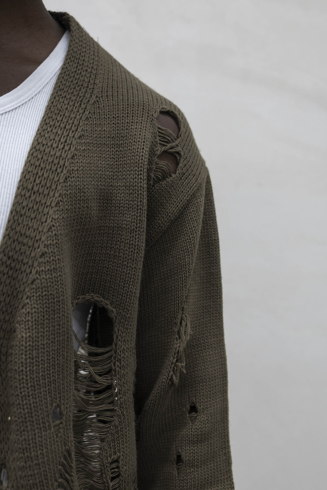 Cardigan destroy moka Tokyo couture