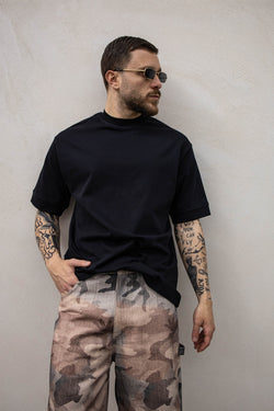 T-shirt compact black Tokyo