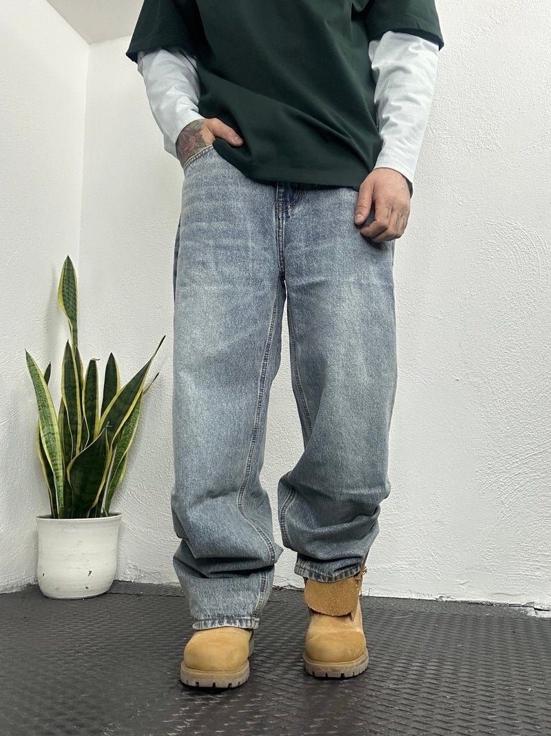 Denim baggy sabbiato