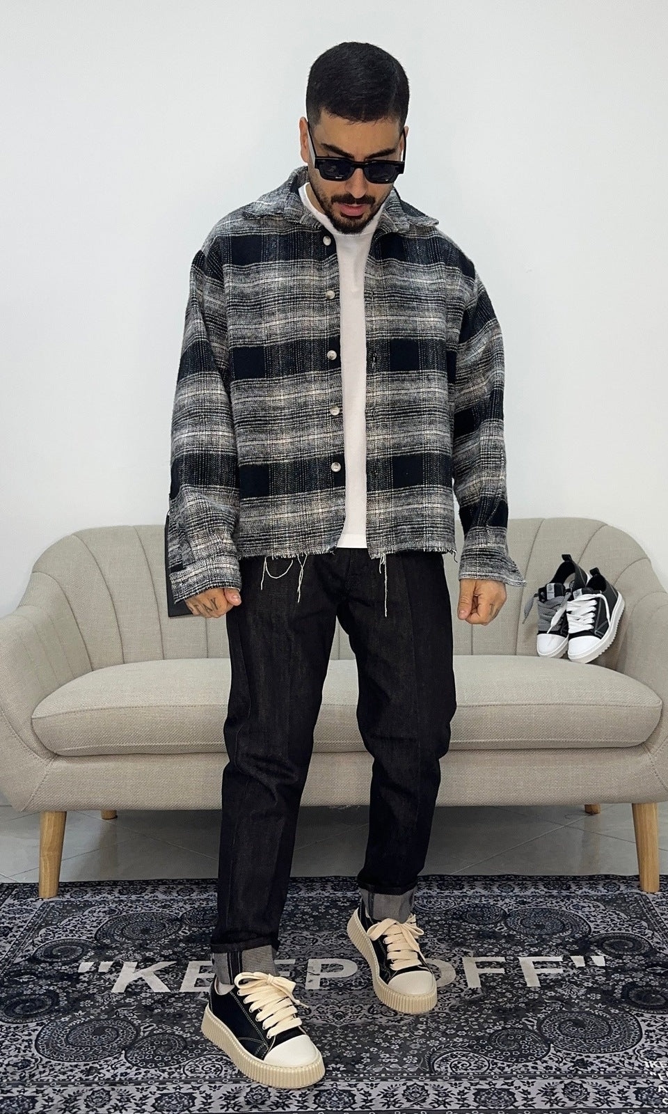 Denim carrot fit lav. zero black passion