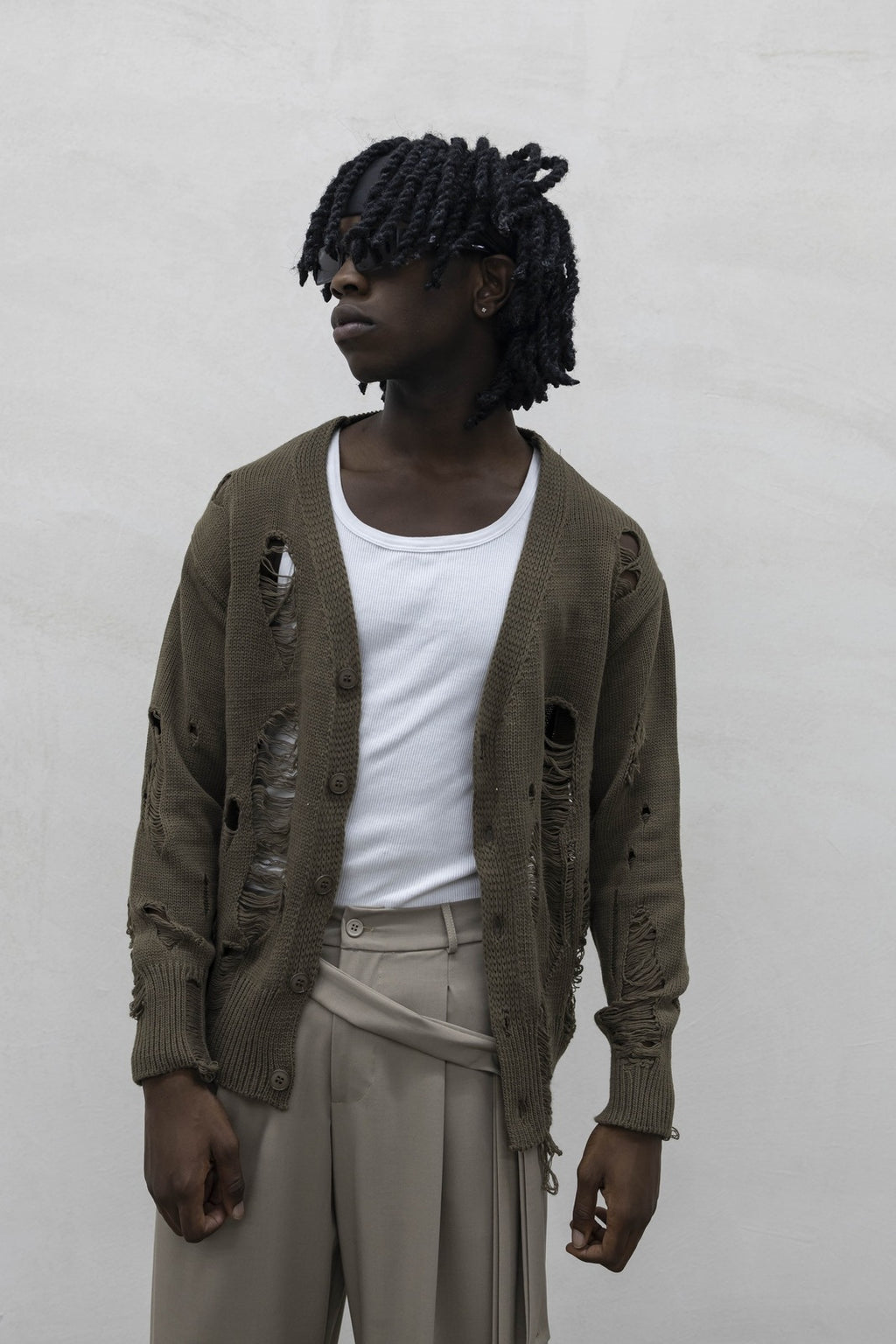 Cardigan destroy moka Tokyo couture