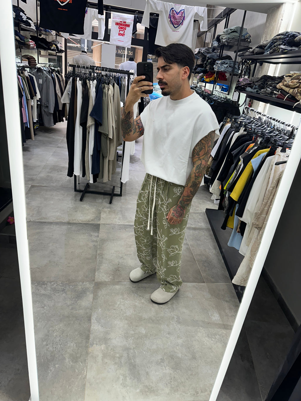 Pantaloni Mykonos green All or Nothing