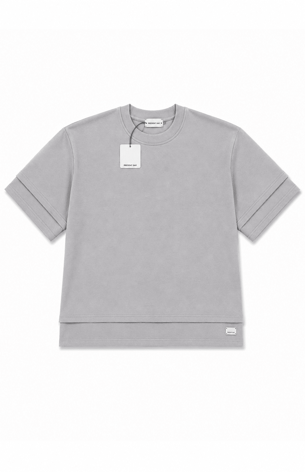 Tee double grey present day