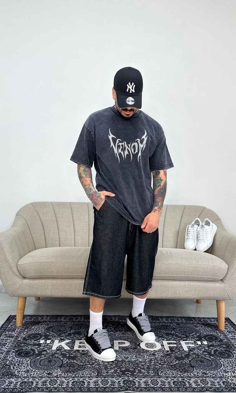 T-shirt venom grey wash