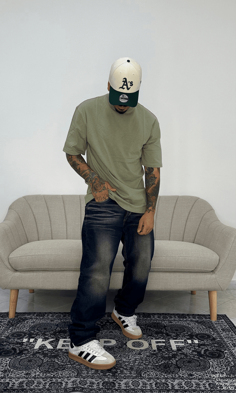 Denim baggy tiger