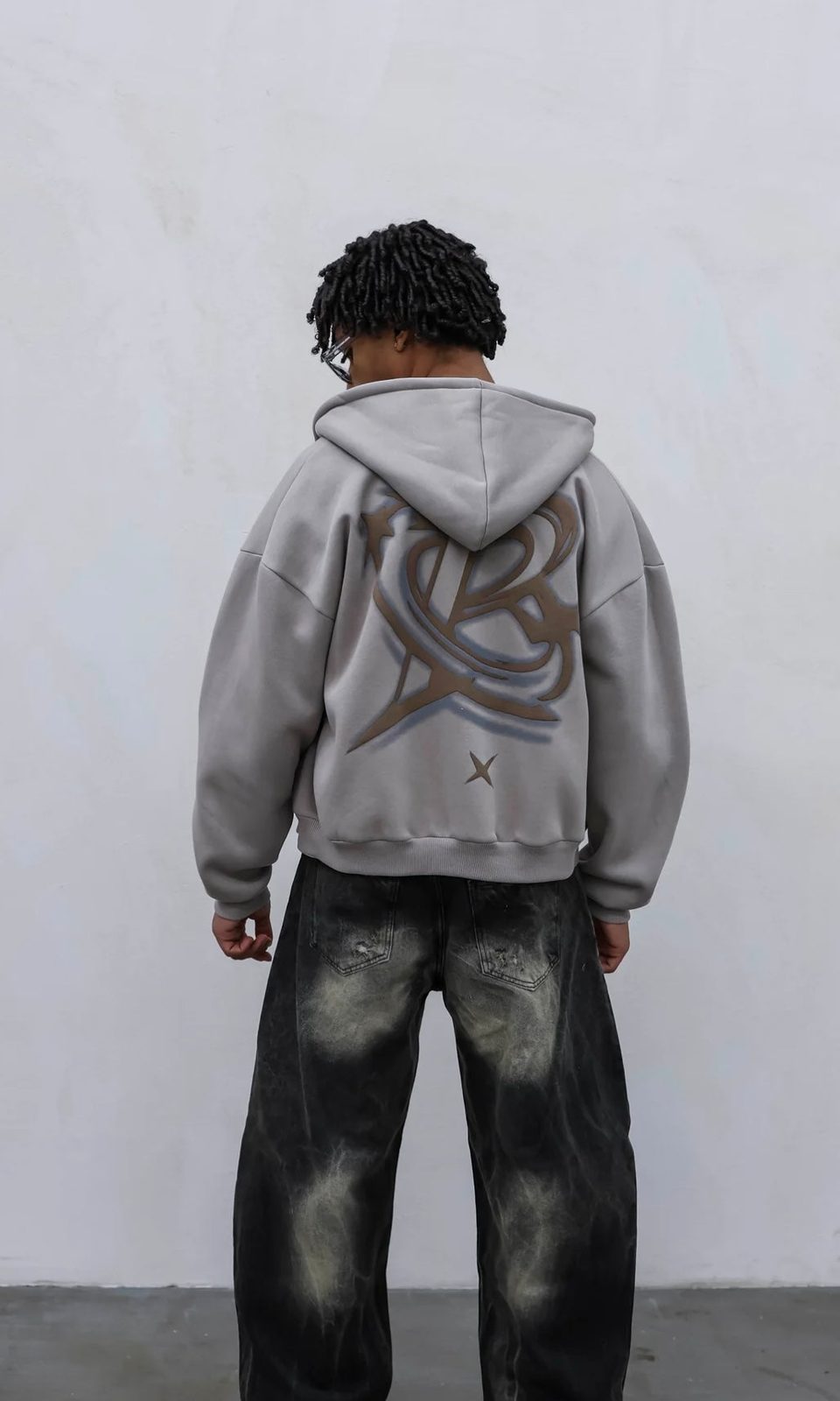 Hoodie zip S.T sabbia present day