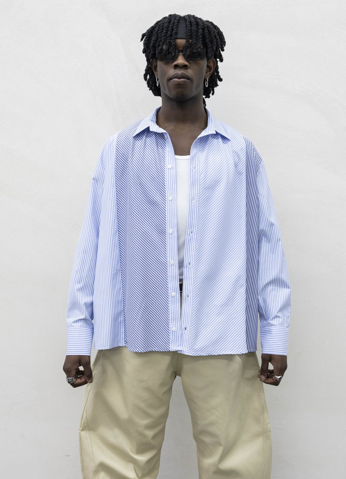 Camicia stripes azul tokyo