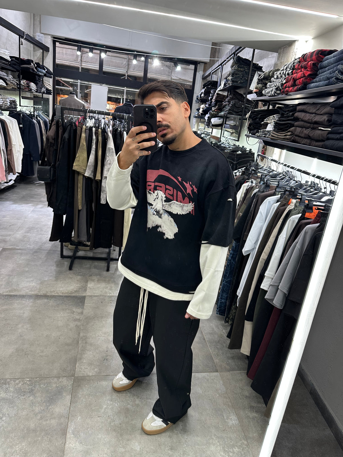 Hoodie misery bouble black