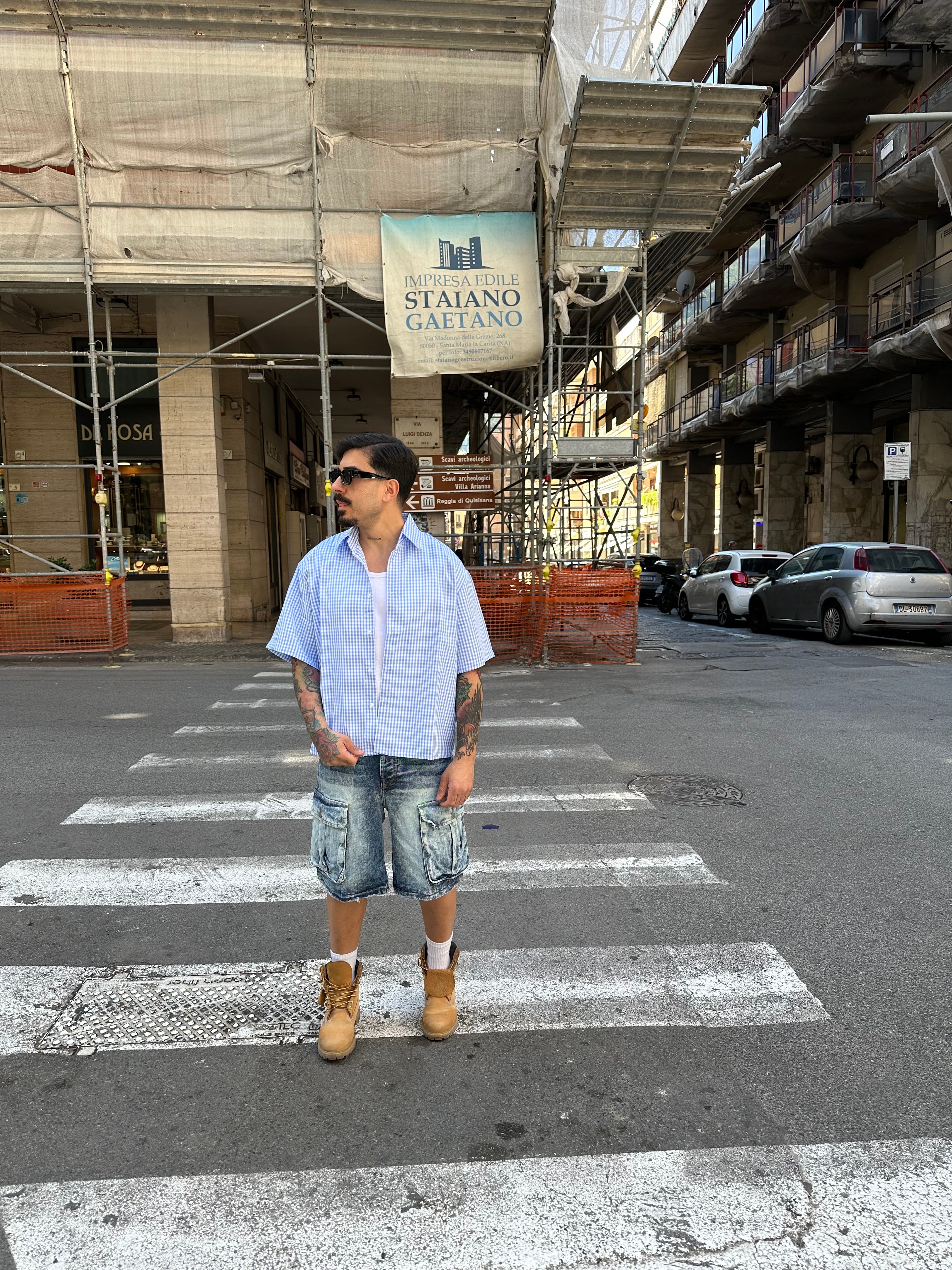 Camicia new era azul