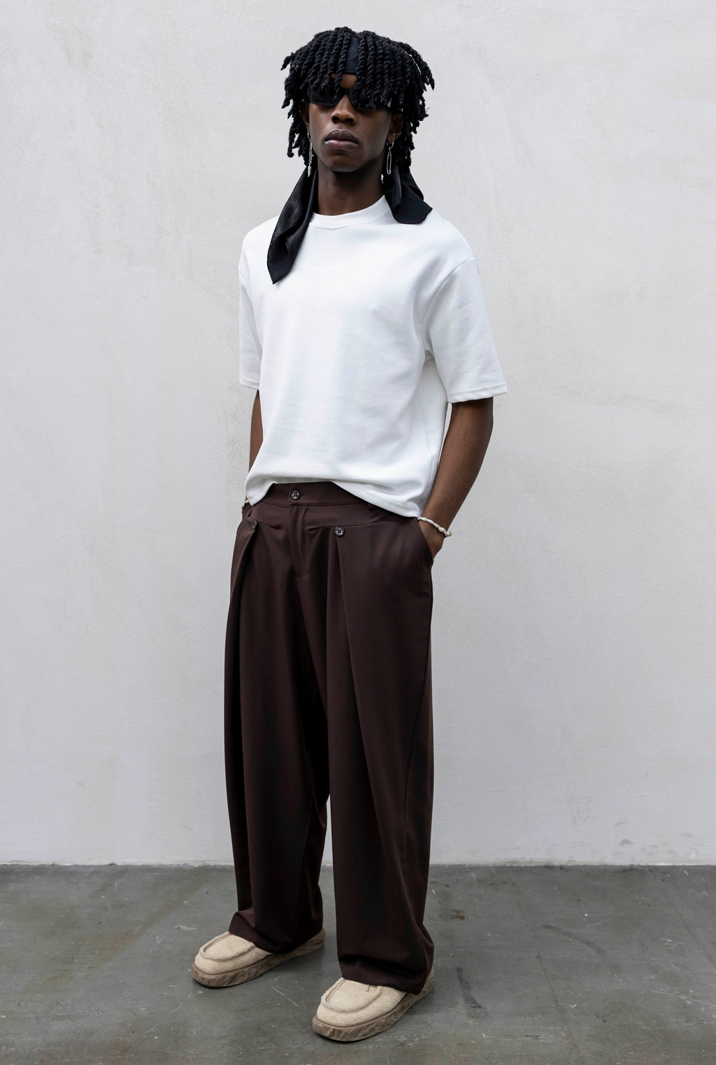 Pantalone pence paris brown Tokyo