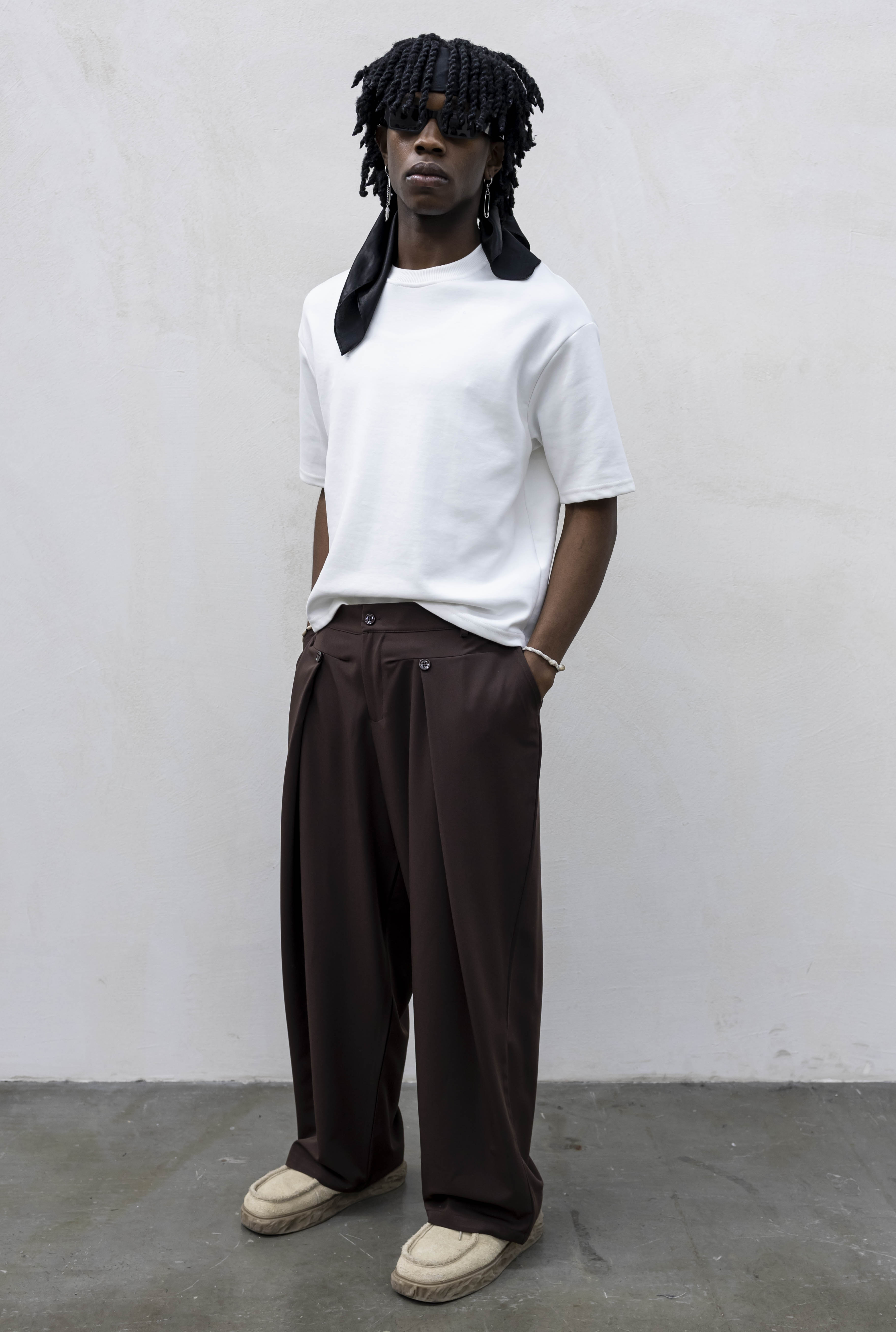 Pantalone pence paris brown Tokyo