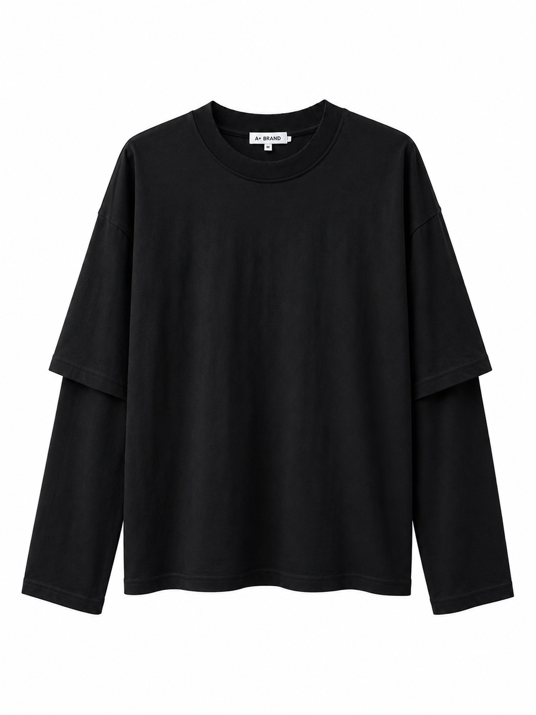 Long sleeve double black